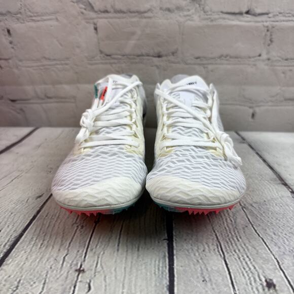 Sz 8 Nike Zoom Mamba 5 Track Shoe White Ombre Cleats AJ1697-100 Men’s New W/Bag - Picture 2 of 12